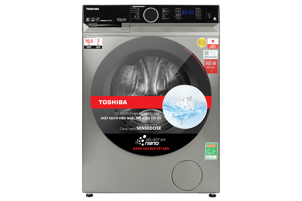 Máy giặt sấy Toshiba Inverter TWD-BM115GF4V(SK)