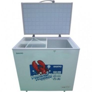  Tủ đông Sanyo SF-C24K( loại 1 ngăn, 240lít, lòng bạc)