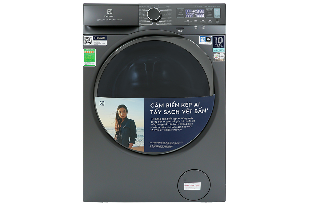 Máy giặt Electrolux UltimateCare 700 Inverter EWF1042R7SB