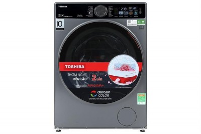Máy giặt sấy Toshiba Inverter giặt 13 kg - sấy 8 kg TWD-T25BZP140MWV
